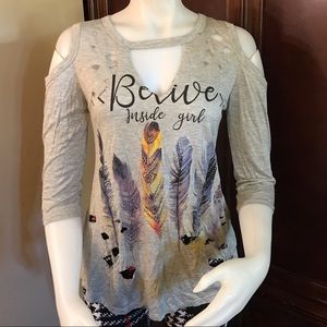 🆕 23 Love Street “Believe inside girl” Tees-X-Sm